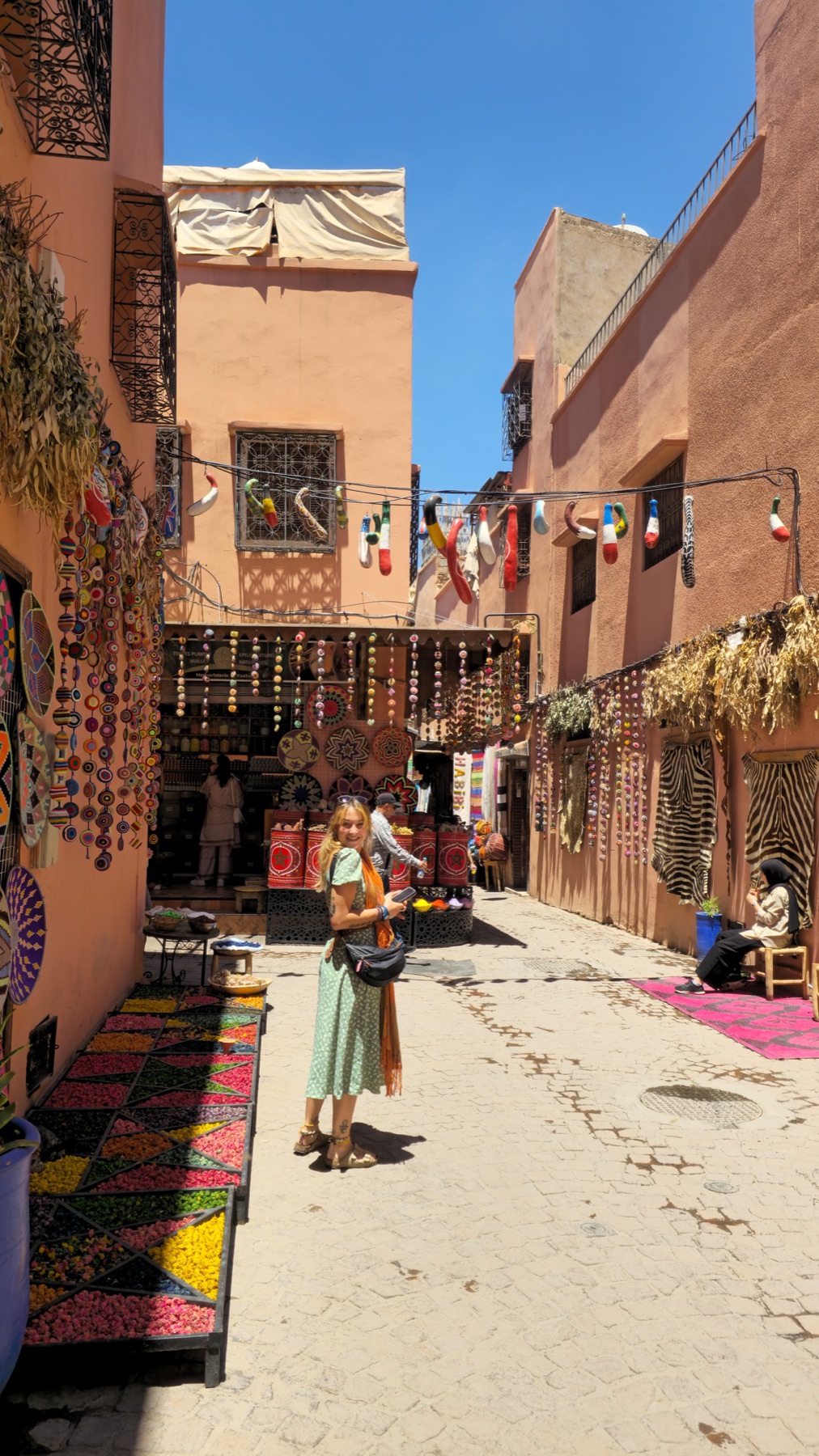 Les couleurs d’un souk de Marrakech