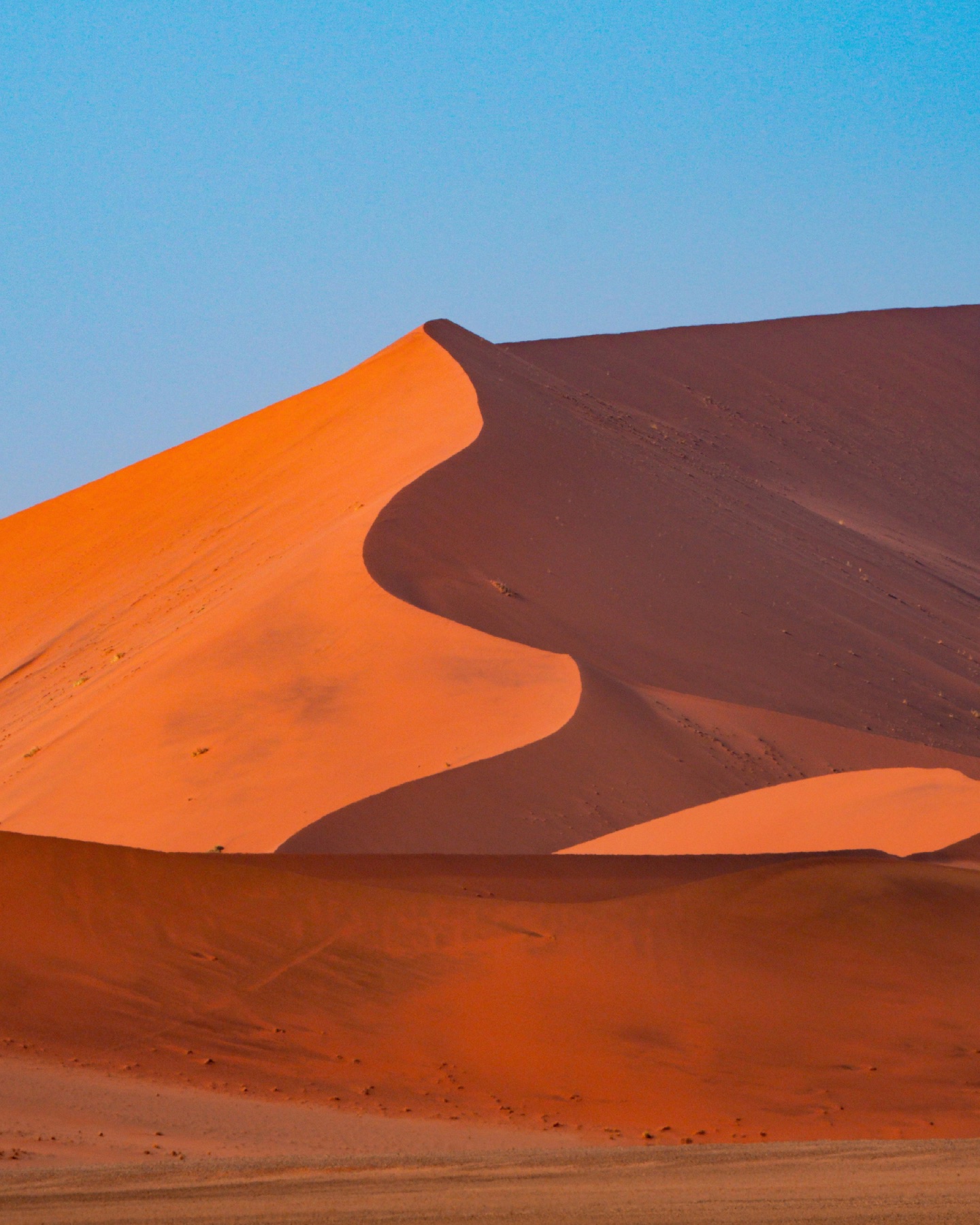 Dunes rouges de Sossusvlei en Namibie